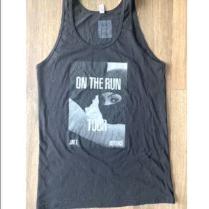 Beyoncé and Jay Z On the Run Tour tank shirt/merchandise-size medium